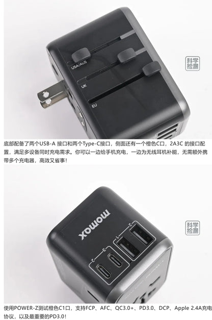 Momax Global Travel Power Socket Universal