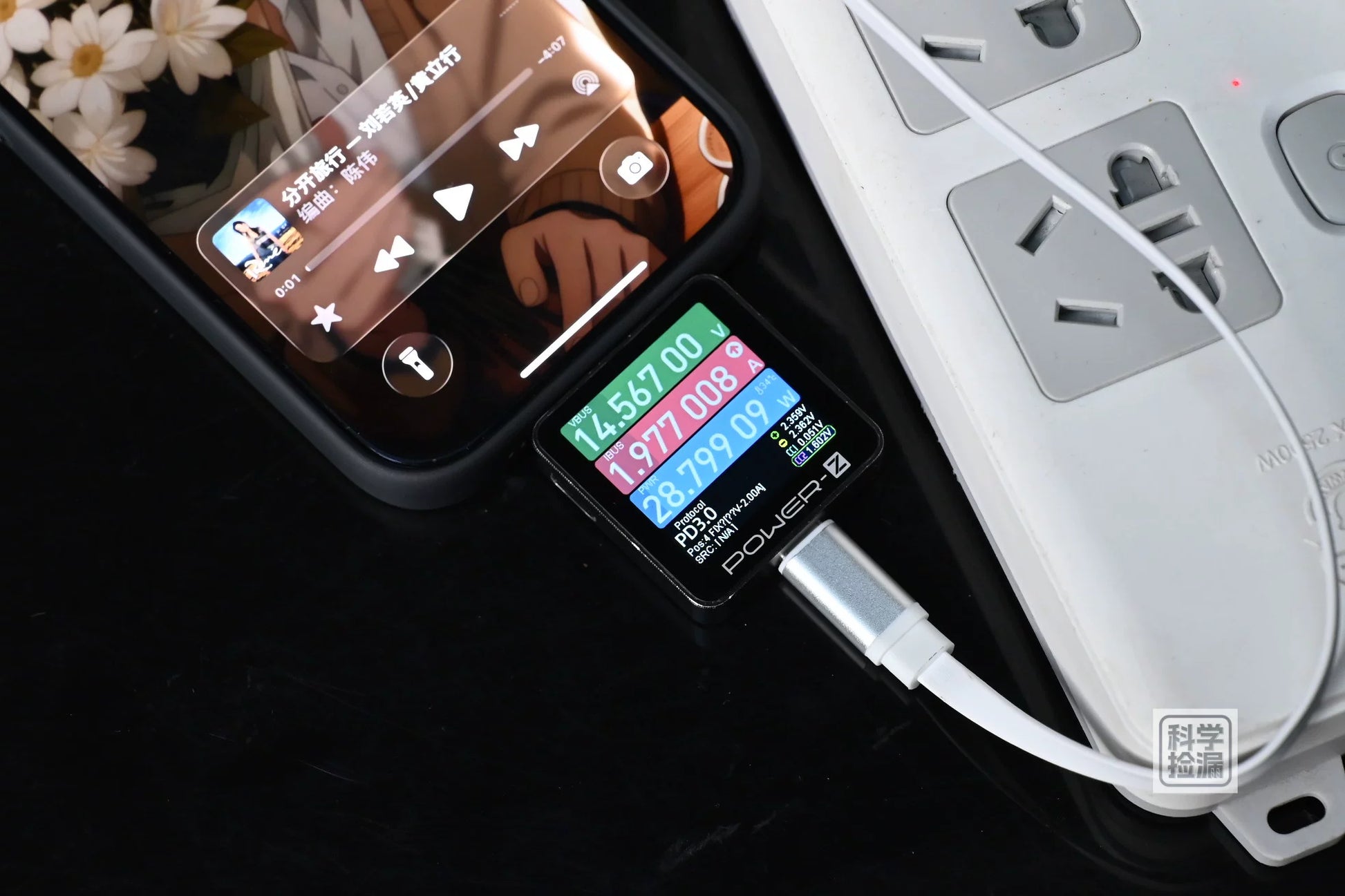 MOKIN 30W GaN Retractable Cable Charger 1A1C Fast 
