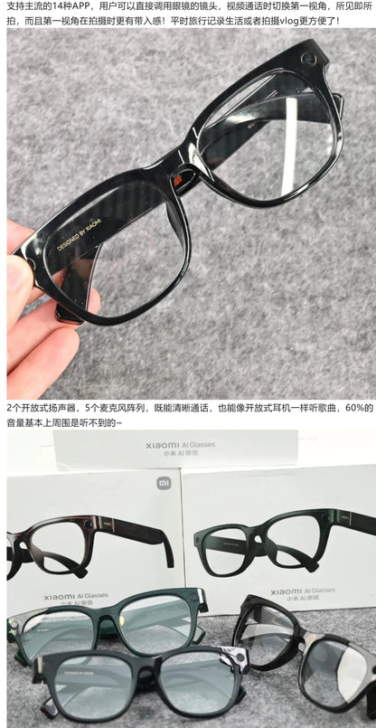 Xiaomi AI Smart Glasses Bone Conduction Camera Gla