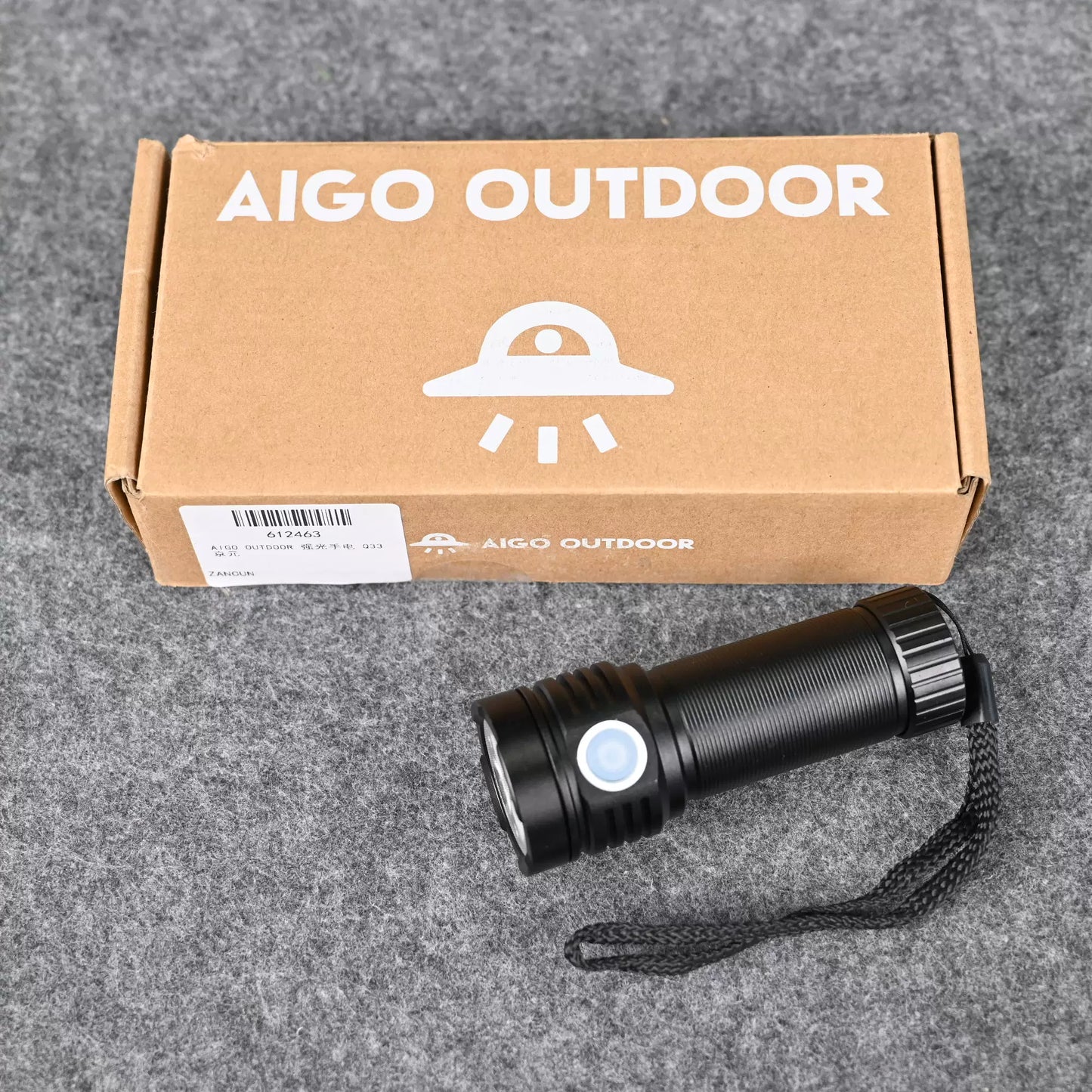 AIGO Multifunction Flashlight Emergency Light Seatbelt Cutter Window Breaker