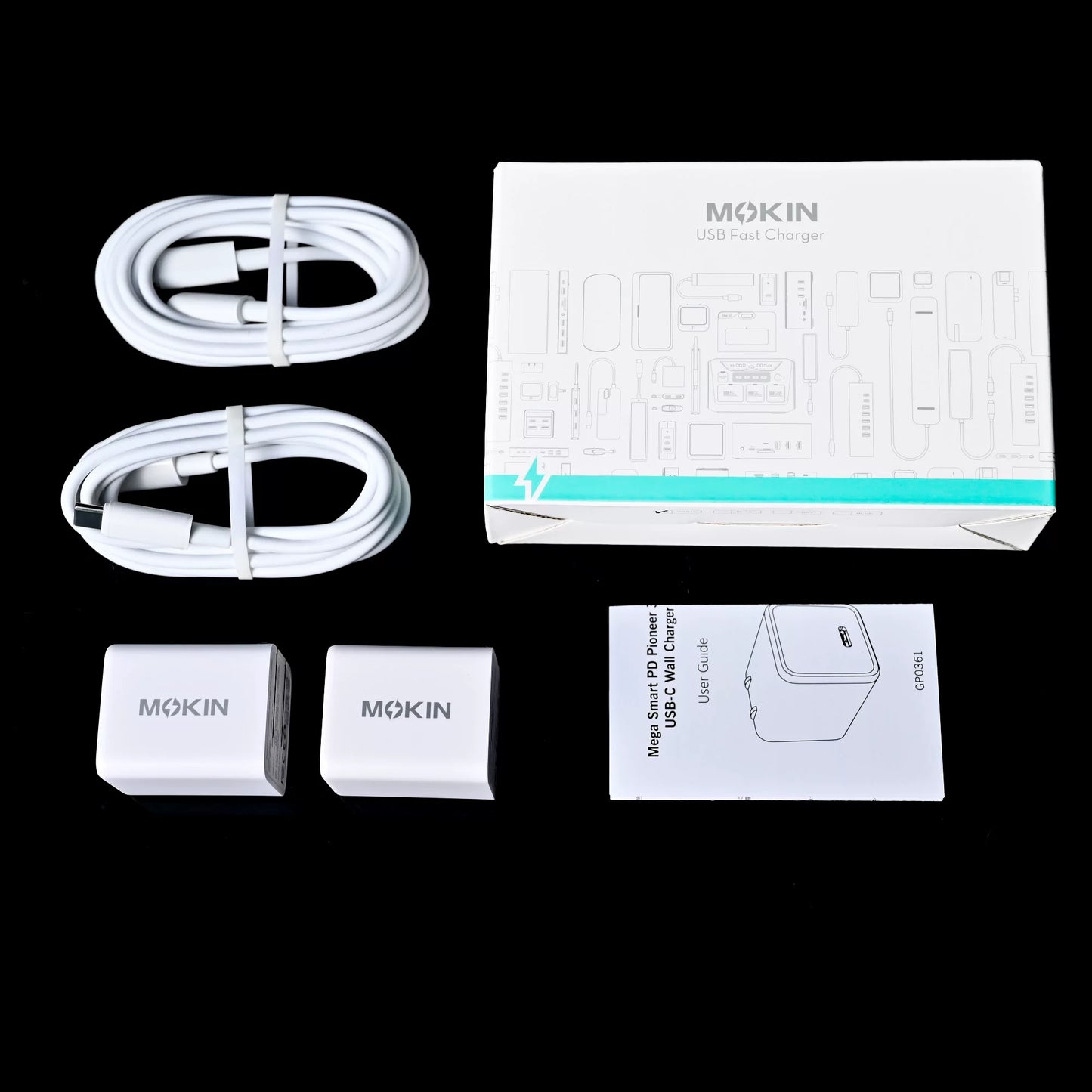 Moxin 33W GaN Dual Port Fast Charger