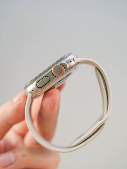 Apple Watch Silicone Band Starlight Color