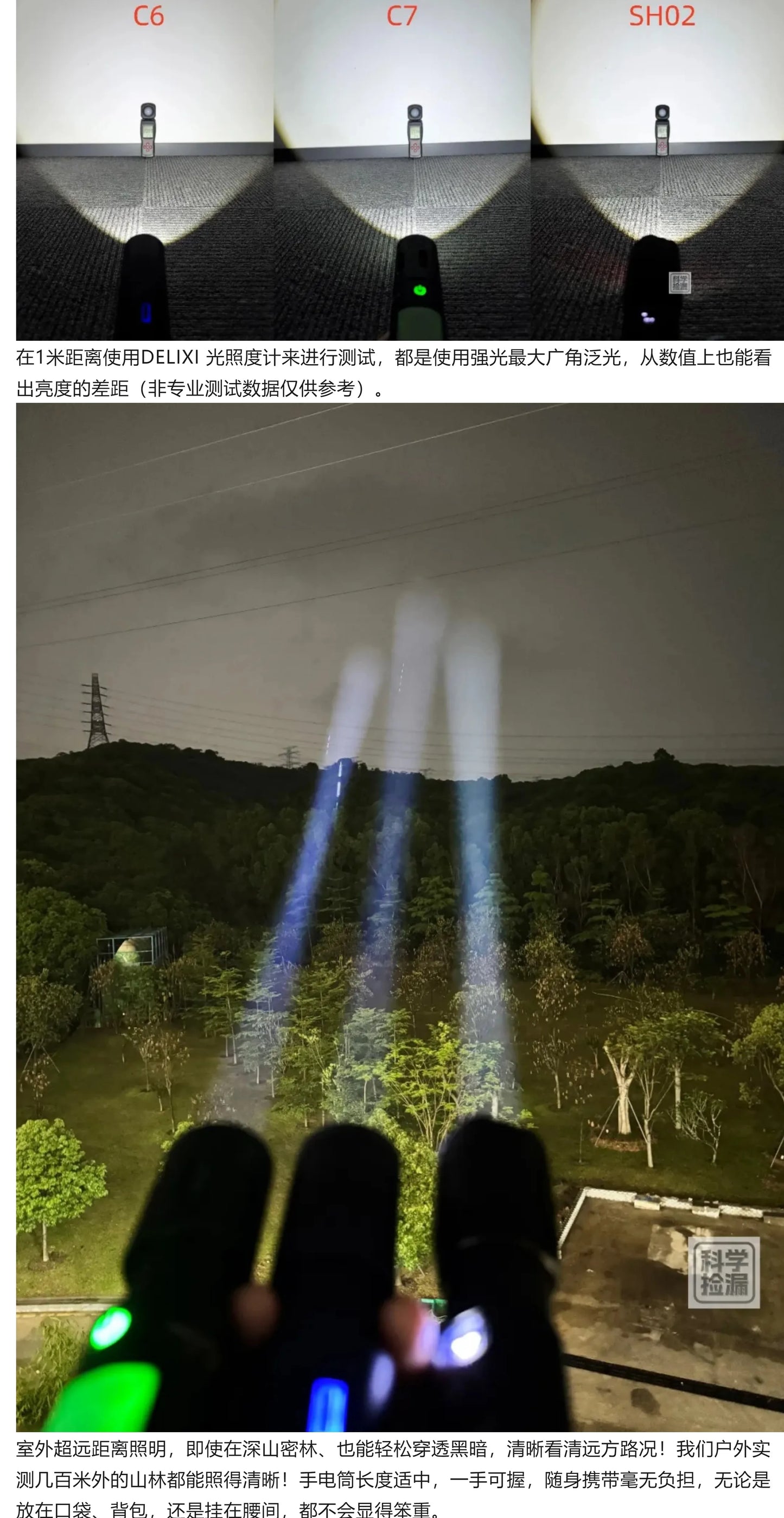 AIGO Multifunction Flashlight Emergency Light Seat