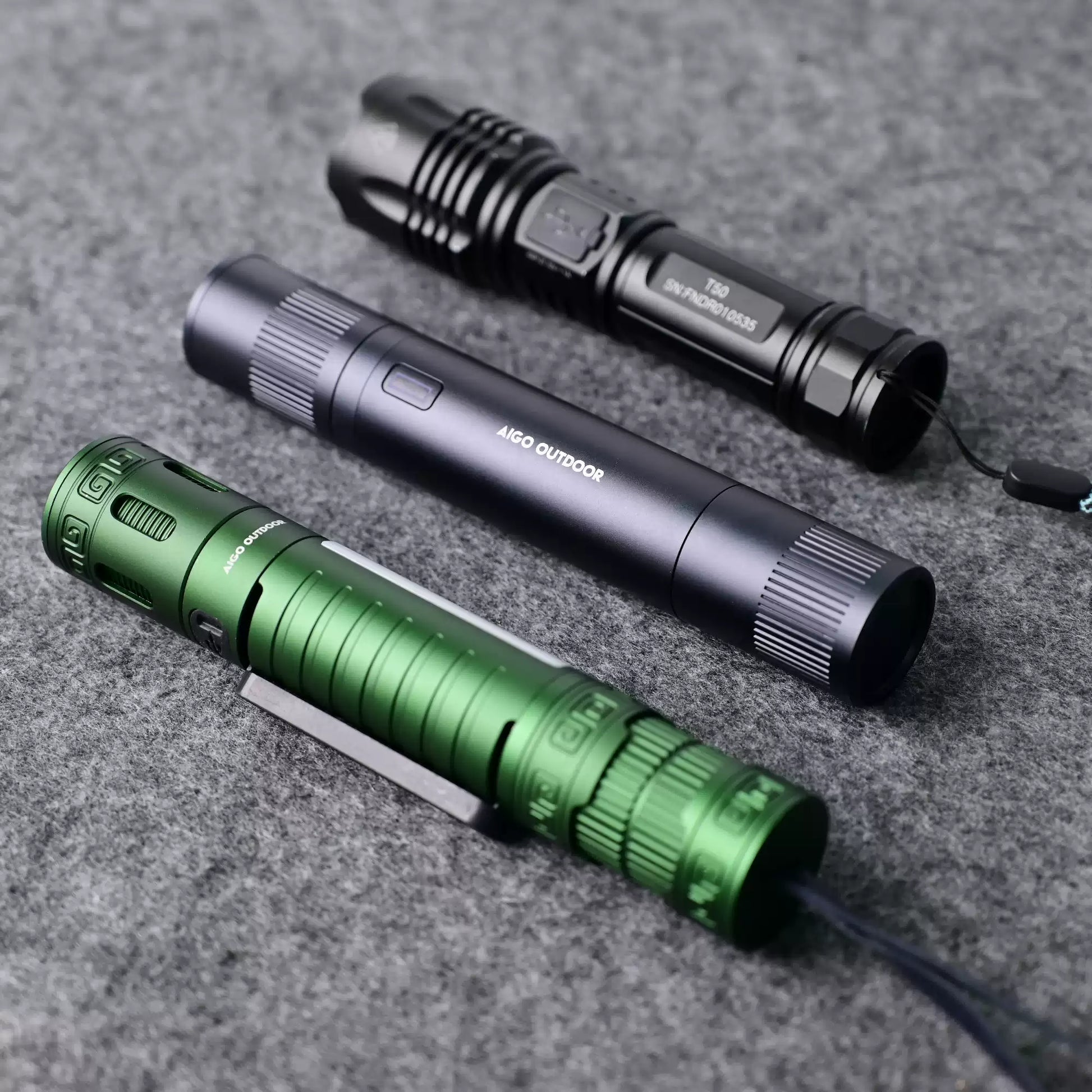 AIGO OUTDOOR tactical flashlight