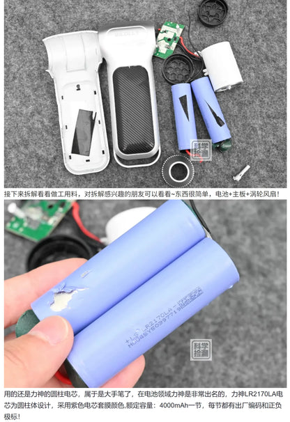 High-Speed Turbo Handheld Fan 150000 RPM