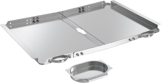 Replacement Grease Tray with Catch Pan | Universal Drip Tray for 4-5 Burner Gas Grills