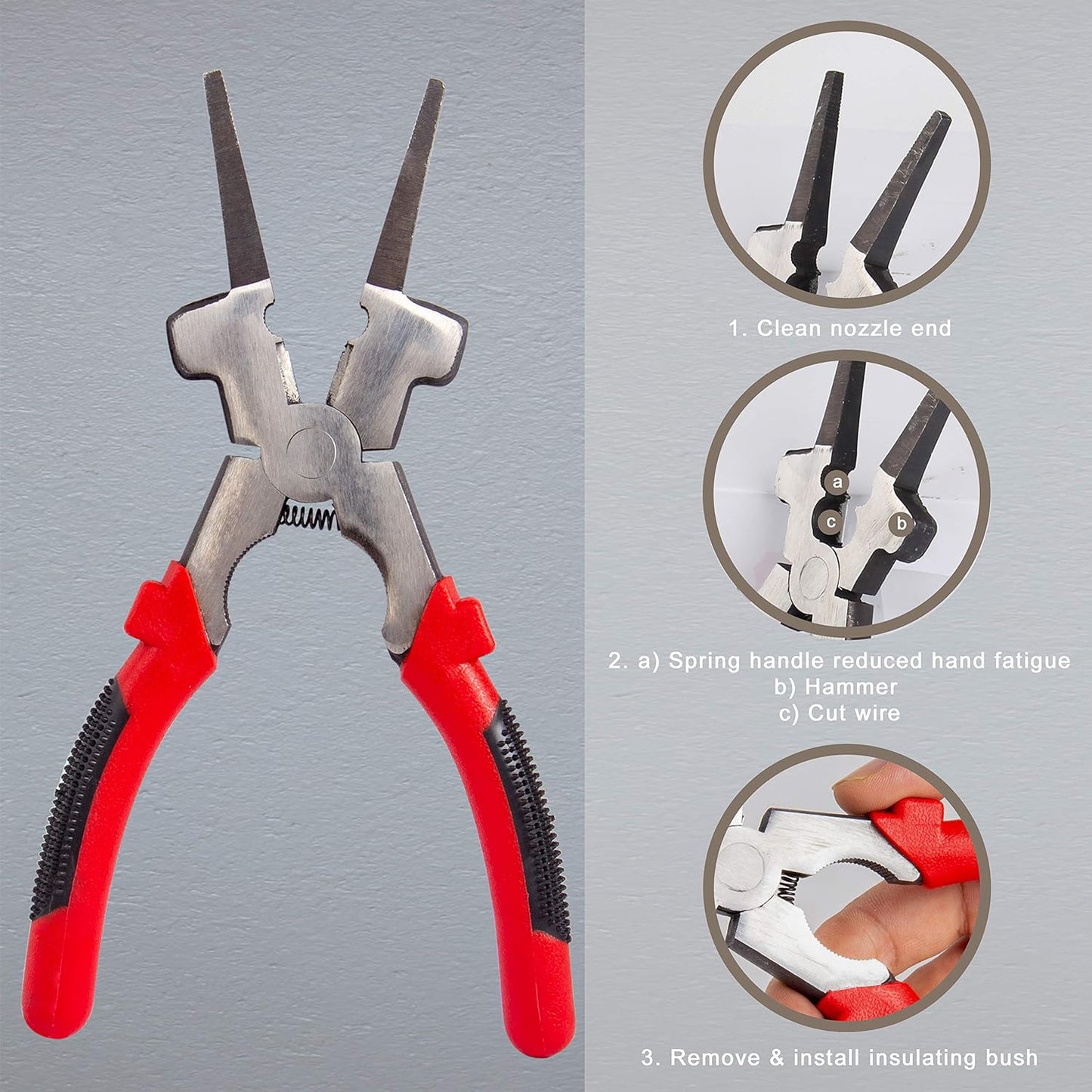 Multi-Function Welding Tool | 8" Rust-Resistant MIG Welding Pliers