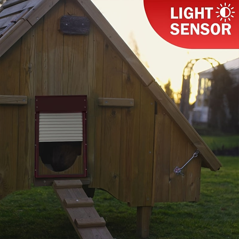 Automatic Chicken Coop Door | Full Aluminum, Anti-Pinch Design