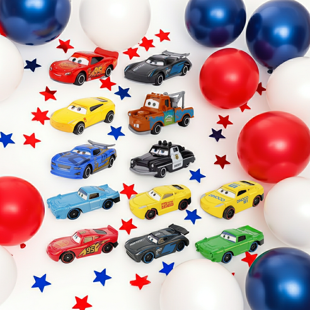 12-Piece Disney Pixar Cars 3 Mini Racers Toy Car Set