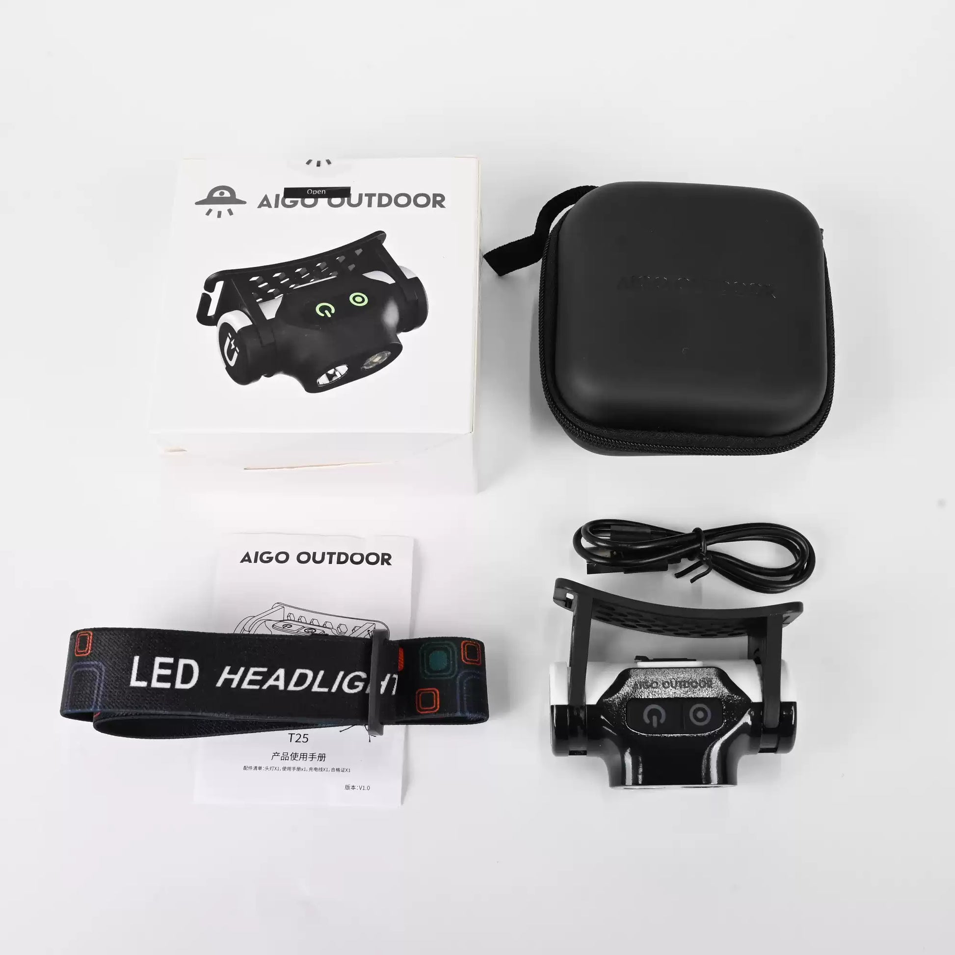 Aigo Rechargeable LED Headlamp