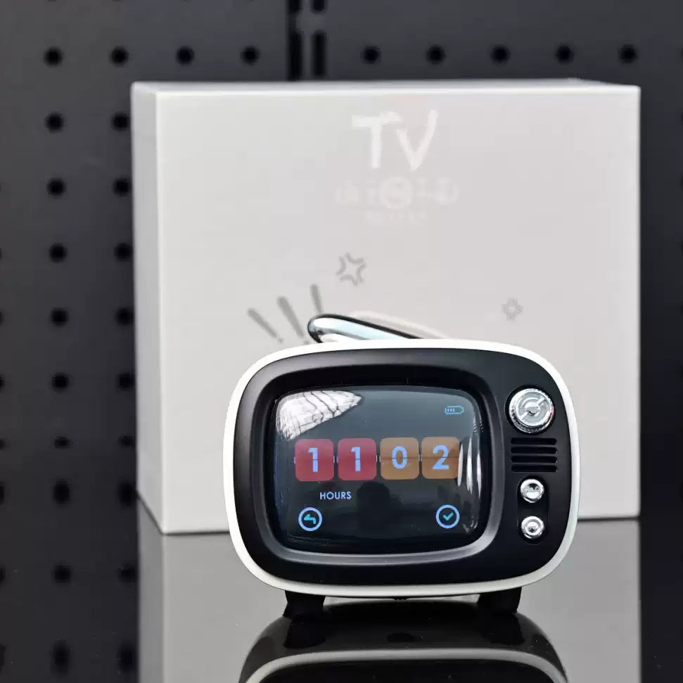 Retro Bluetooth Alarm Clock Speaker