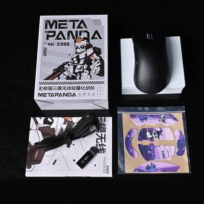 Wireless Gaming Mouse - 4K Bluetooth/Wired Triple Mode - PAW3395 Sensor - Ergonomic Design