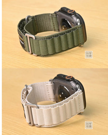 Mageasy Apple Watch band green wrist view