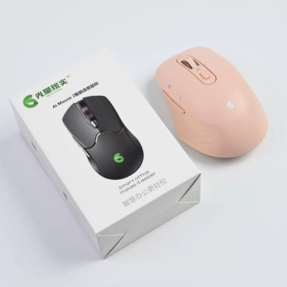 Light Reality AI Voice Wireless Bluetooth Mouse for Writing and Presentations - Pink