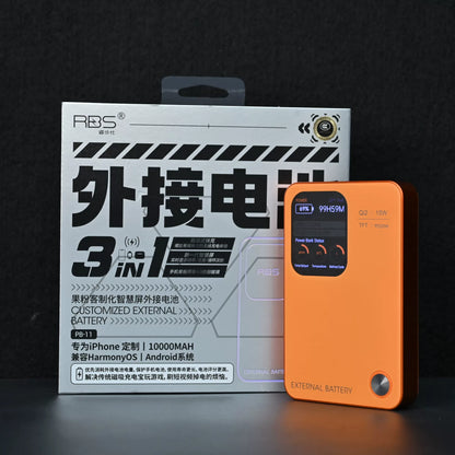 RBS Magnetic Portable Power Bank - Star Orange