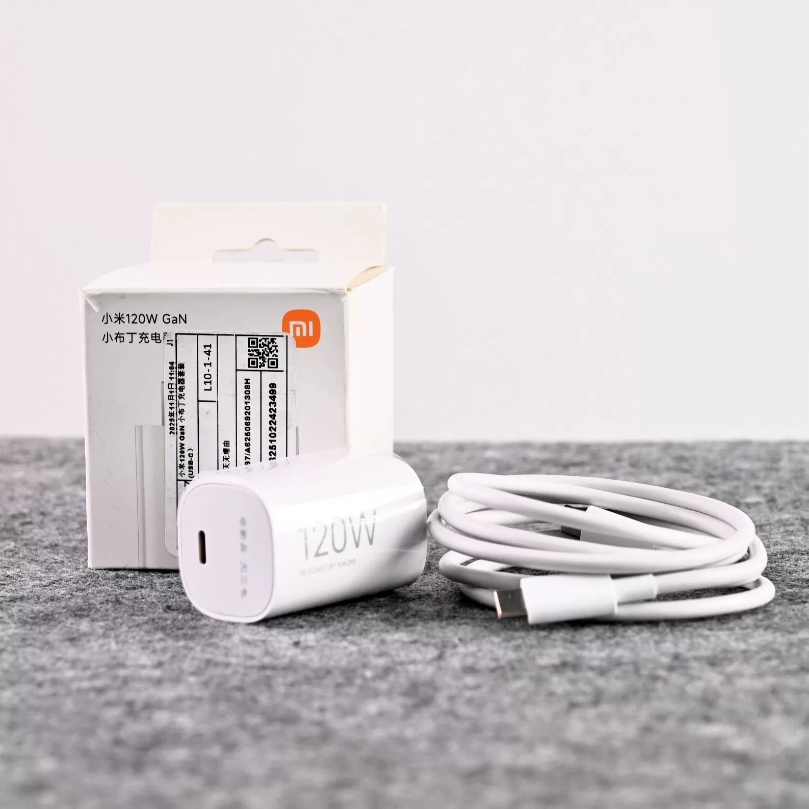 Redmi 120W 6A USB-A to USB-C Fast Charging Cable - Boxed 95% New USB-C Xiaomi 120W GaN Charger Set