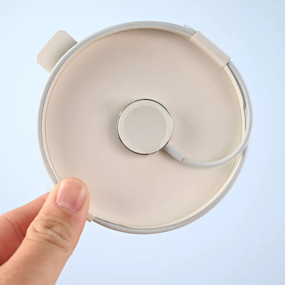 2m Stainless Steel Magnetic Charger for Apple Watch - 2m USB-A Stainless Steel New Bulk with Card