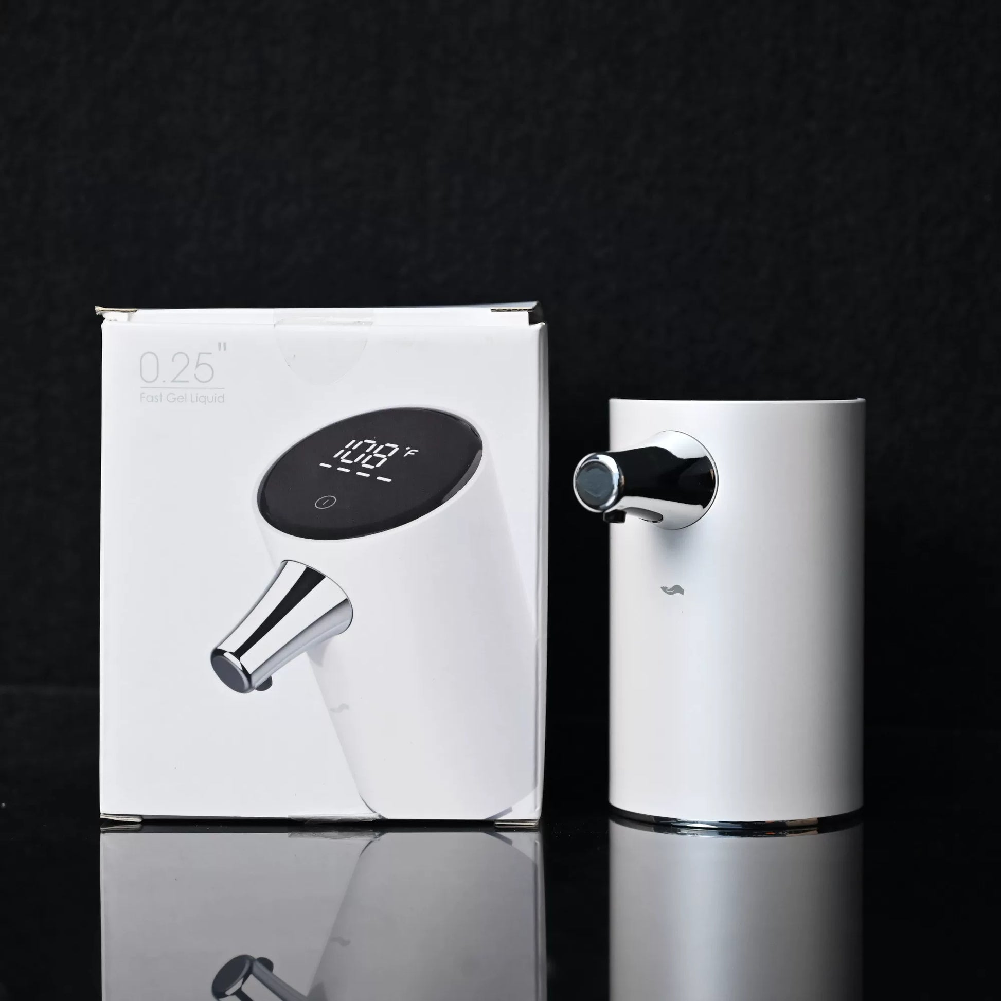 Rechargeable Automatic Gel Soap Dispenser - White