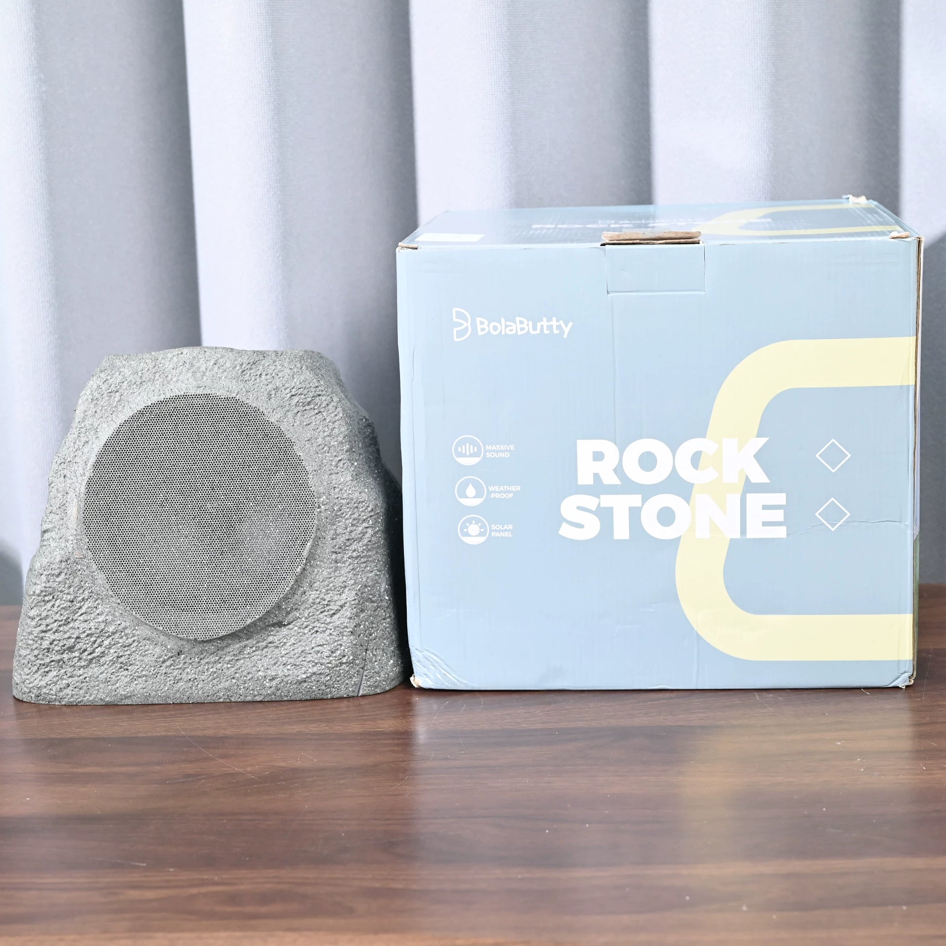 30W IPX7 Solar Outdoor Rock Bluetooth Speaker - Outdoor Rock Speaker patio singer