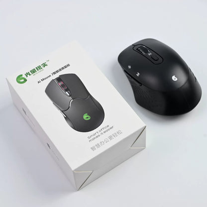 Light Reality AI Voice Wireless Bluetooth Mouse for Writing and Presentations - Black