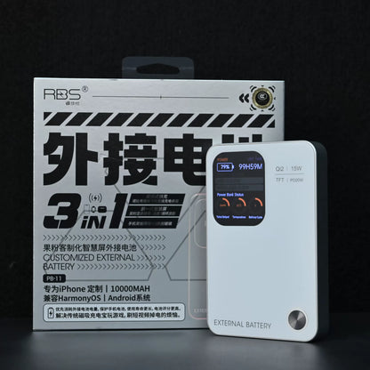 RBS Magnetic Portable Power Bank - Ceramic White