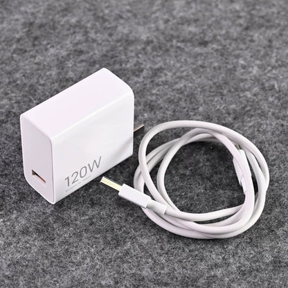 Xiaomi 120W 6A USB-A to USB-C Fast Charging Cable - Unboxed 90% New USB-A Xiaomi 120W GaN Charger Set