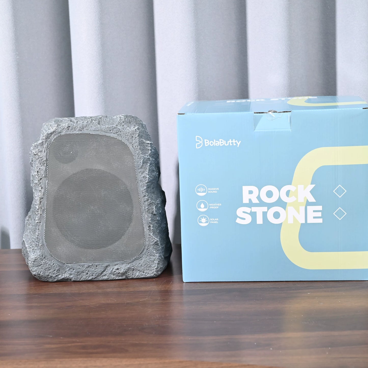 30W IPX7 Solar Outdoor Rock Bluetooth Speaker - Outdoor Rock Speaker blitzrock