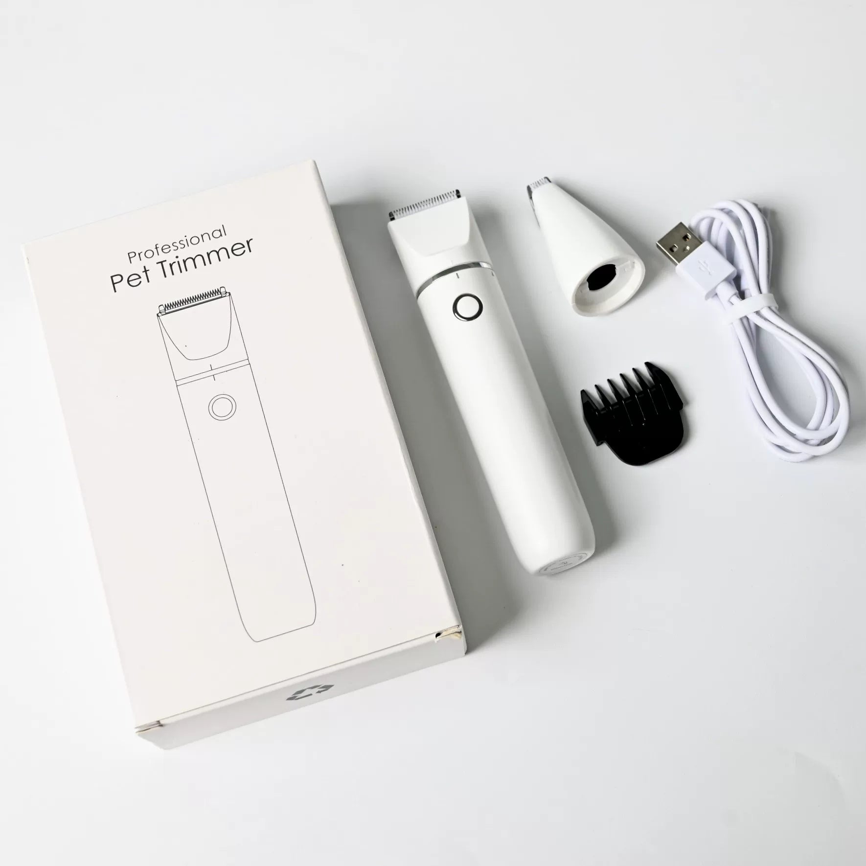 Pet Paw Hair Trimmer - 59W White